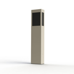 Borne Brick² N°3 Classe 3 Diffuseur PMMA noir Sable 053 - PRADIER 108020053 