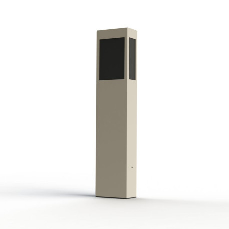Borne Brick² N°3 Classe 3 Diffuseur PMMA noir Sable 053 - PRADIER 108020053 