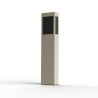 Borne Brick² N°3 Classe 3 Diffuseur PMMA noir Sable 053 - PRADIER 108020053 