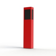Borne Brick² N°3 Classe 3 Diffuseur PMMA noir Rouge 056 - PRADIER 108020056 