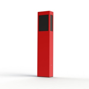 Borne Brick² N°3 Classe 3 Diffuseur PMMA noir Rouge 056 - PRADIER 108020056 