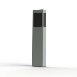 Borne Brick² N°3 Classe 3 Diffuseur PMMA noir Gris 105 - PRADIER 108020105 