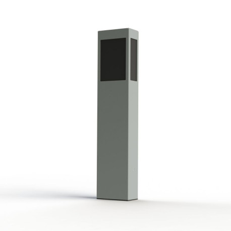 Borne Brick² N°3 Classe 3 Diffuseur PMMA noir Gris 105 - PRADIER 108020105 