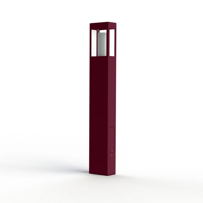 Borne Brick² N°4 Classe 3 Diffuseur clair Rouge vin 066 - PRADIER 108021066 