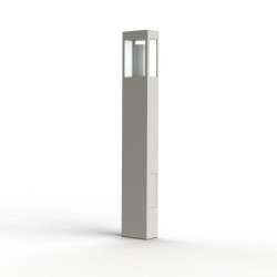 Borne Brick² N°4 Classe 3 Diffuseur clair Blanc 101 - PRADIER 108021101 