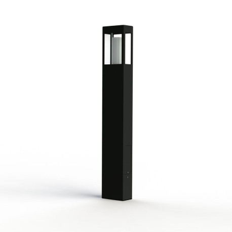 Borne Brick² N°4 Classe 3 Diffuseur clair Gris 105 - PRADIER 108021105 