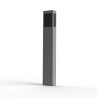 Borne Brick² N°4 Classe 3 PMMA noir Gris 105 - PRADIER 108022105