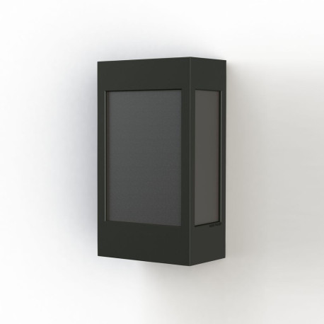 Applique Brick² N°1 PMMA noir Gris anthracite 006 - PRADIER 108004006 