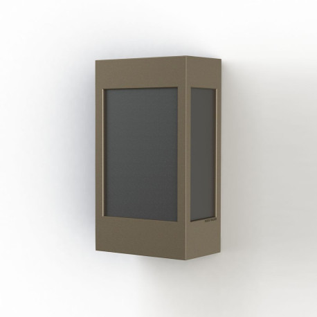 Applique Brick² N°1 PMMA noir Grès 054 - PRADIER 108004054 