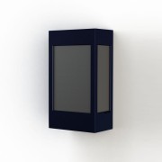 Applique Brick² N°1 PMMA noir Bleu acier 065 - PRADIER 108004065 