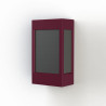 Applique Brick² N°1 PMMA noir Rouge vin 066 - PRADIER 108004066 