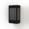 Applique Brick² N°1 PMMA noir Aluminium anodisé noir 144 - PRADIER 108004144 