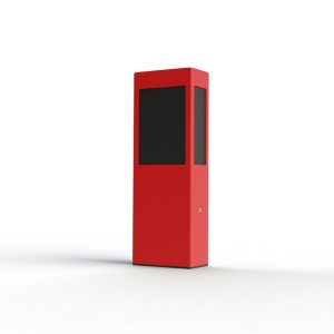 Applique Brick² N°2 PMMA noir Rouge signalisation 056 - PRADIER 108005056 
