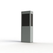 Applique Brick² N°2 PMMA noir Gris soie 105 - PRADIER 108005105 