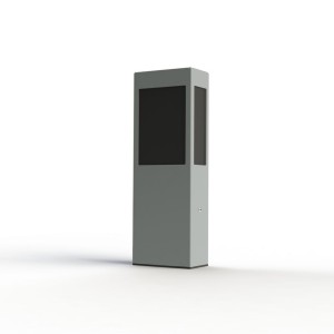 Applique Brick² N°2 PMMA noir Gris soie 105 - PRADIER 108005105 