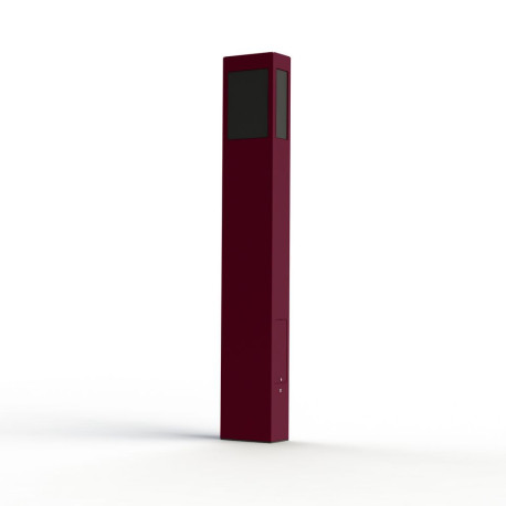 Borne Brick² N°4 PMMA noir Rouge vin 066 - PRADIER 108010066 