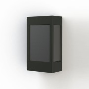 Applique Brick² N° 1 Classe 3 Diffuseur PMMA noir Gris 006 - PRADIER 108016006 