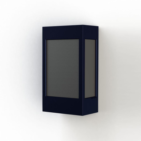 Applique Brick² N° 1 Classe 3 Diffuseur PMMA noir Bleu 065 - PRADIER 108016065 