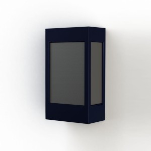 Applique Brick² N° 1 Classe 3 Diffuseur PMMA noir Bleu 065 - PRADIER 108016065 