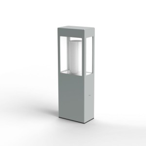 Borne Brick² N°2 Classe 3 Diffuseur clair Gris 105 - PRADIER 108017105 