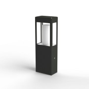 Borne Brick² N°2 Classe 3 Diffuseur clair Gris 107 - PRADIER 108017107 