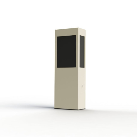 Borne Brick² N°2 Classe 3 Diffuseur PMMA noir Sable 053 - PRADIER 108018053 