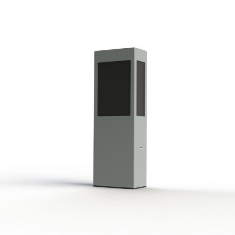 Borne Brick² N°2 Classe 3 Diffuseur PMMA noir Gris 105 - PRADIER 108018105 