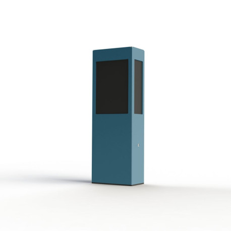 Borne Brick² N°2 Classe 3 Diffuseur PMMA noir Bleu 111 - PRADIER 108018111 