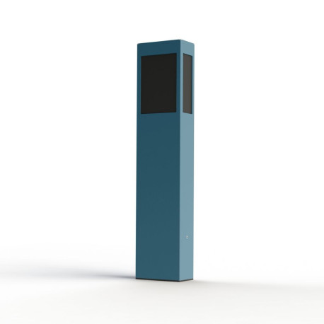 Borne Brick² N°3 Classe 3 Diffuseur PMMA noir Bleu 111 - PRADIER 108020111 