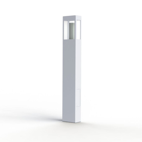 Borne Brick² N°4 Classe 3 Diffuseur clair Blanc 001 - PRADIER 108021001 