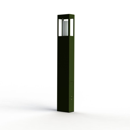 Borne Brick² N°4 Classe 3 Diffuseur clair Vert 109 - PRADIER 108021109 