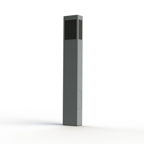 Borne Brick² N°4 Classe 3 PMMA noir Gris 105 - PRADIER 108022105 