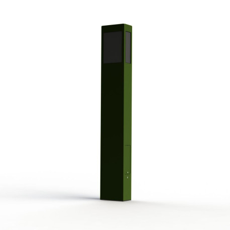 Borne Brick² N°4 Classe 3 PMMA noir Vert 109 - PRADIER 108022109 