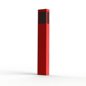 Borne Brick² N°4 Classe 3 PMMA noir Rouge 110 - PRADIER 108022110 