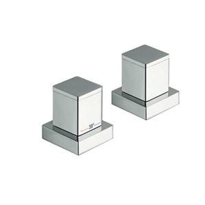 BAIN DOUCHE QUADRI SUR GORGE THERMOSTATIQUE 2 SORTIE CHROME - CRISTINA ONDYNA XQ14251