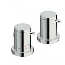 BAIN DOUCHE TRIVERDE SUR GORGE THERMOSTATIQUE 2 SORTIES CHROME - CRISTINA ONDYNA XT14251