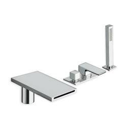 BAIN DOUCHE QUADRI S SUR GORGE AVEC DOUCHETTE CHROME - CRISTINA ONDYNA QS18151