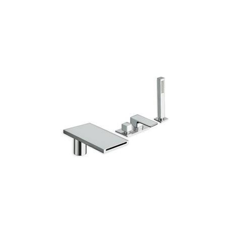 BAIN DOUCHE QUADRI S SUR GORGE AVEC DOUCHETTE CHROME - CRISTINA ONDYNA QS18151