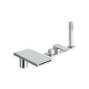 BAIN DOUCHE QUADRI S SUR GORGE AVEC DOUCHETTE CHROME - CRISTINA ONDYNA QS18151