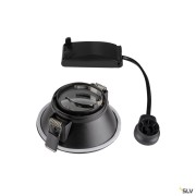 Encastré plafond intérieur 230V HORN-O noir mat GU10/QPAR5150W max IP21 - SLV 113160