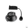 Encastré plafond intérieur 230V HORN-O noir mat GU10/QPAR5150W max IP21 - SLV 113160