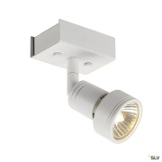 Plafonniers intérieurs PURI applique et plafonnier intérieur simple blanc mat GU10/QPAR51 50W max - SLV 147361 
