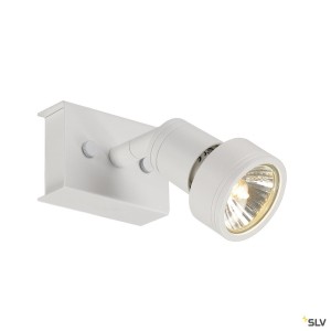 Plafonniers intérieurs PURI applique et plafonnier intérieur simple blanc mat GU10/QPAR51 50W max - SLV 147361 