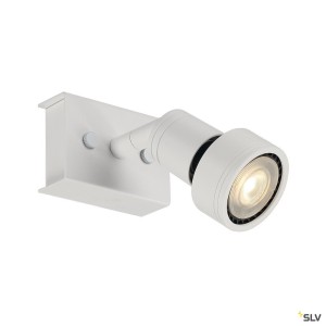 Plafonniers intérieurs PURI applique et plafonnier intérieur simple blanc mat GU10/QPAR51 50W max - SLV 147361 