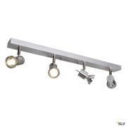 Plafonniers intérieurs ASTO applique et plafonnier quad alu brossé 4x GU10 max. 75W - SLV 147444 
