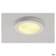 Plafonniers intérieurs PLASTRA 105 plafonnier intérieur blanc E27 2x 25W max plâtre - SLV 148001