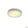 Plafonniers intérieurs PLASTRA 105 plafonnier intérieur blanc E27 2x 25W max plâtre - SLV 148001 