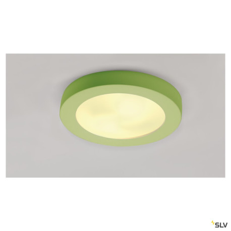 Plafonniers intérieurs PLASTRA 105 plafonnier intérieur blanc E27 2x 25W max plâtre - SLV 148001 