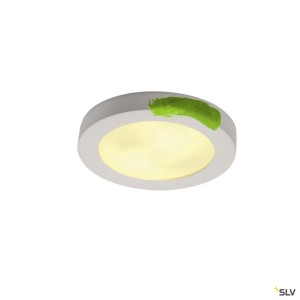 Plafonniers intérieurs PLASTRA 105 plafonnier intérieur blanc E27 2x 25W max plâtre - SLV 148001 