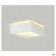 Plafonniers intérieurs PLASTRA 104 plafonnier intérieur blanc E27 2x 25W max plâtre - SLV 148002